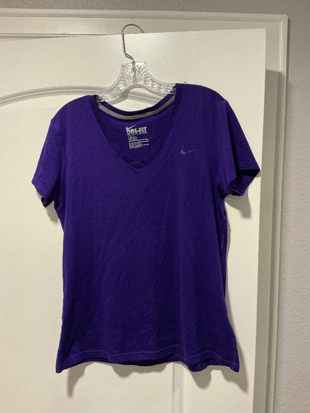 Nike Dri-Fit VNeck Short Sleeve Top